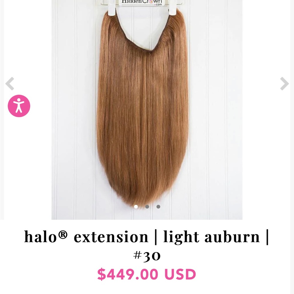 halo® extension | light auburn | #30 Layers 22inch